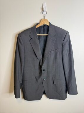 Canali Gray Men's Travel Blazer/ Sport Coat/ Suit Jacket